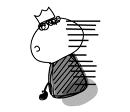 Lonely King sticker #4821343