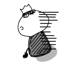 Lonely King sticker #4821343