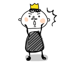 Lonely King sticker #4821344