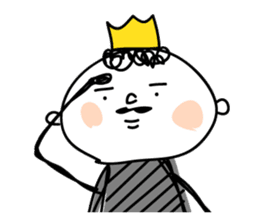 Lonely King sticker #4821345