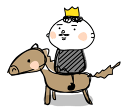 Lonely King sticker #4821354