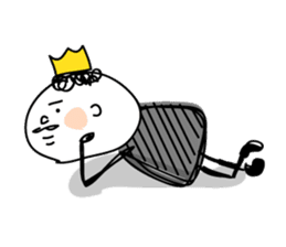 Lonely King sticker #4821357