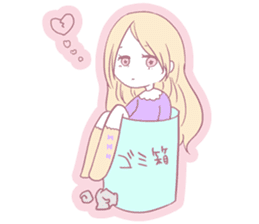 Prince Cotton Candy and girl sticker #4821880