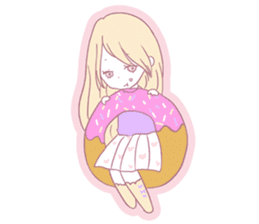Prince Cotton Candy and girl sticker #4821881