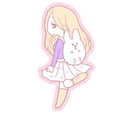 Prince Cotton Candy and girl sticker #4821889