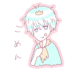 Prince Cotton Candy and girl sticker #4821901