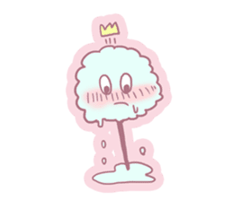 Prince Cotton Candy and girl sticker #4821902