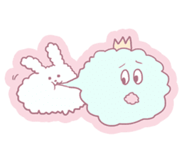 Prince Cotton Candy and girl sticker #4821914