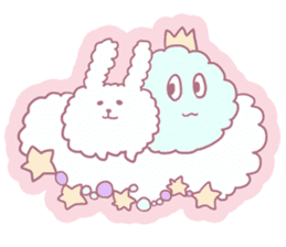 Prince Cotton Candy and girl sticker #4821915