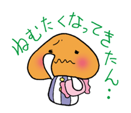 Mr. talkative fresh shiitake mushroom sticker #4822023