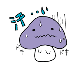 Mr. talkative fresh shiitake mushroom sticker #4822032