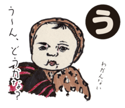 "HELLO!" Japanese playing cards sticker #4822202