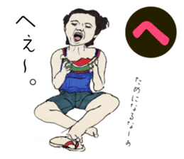 "HELLO!" Japanese playing cards sticker #4822228