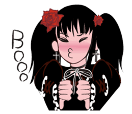 Gothic Lolita girl Sticker sticker #4822407