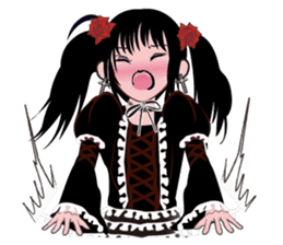 Gothic Lolita girl Sticker sticker #4822409