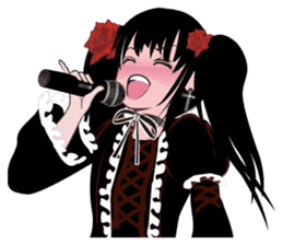 Gothic Lolita girl Sticker sticker #4822422