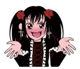 Gothic Lolita girl Sticker sticker #4822429