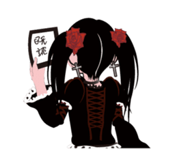 Gothic Lolita girl Sticker sticker #4822432