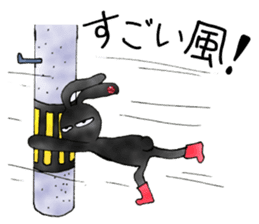 comical bunny 2 sticker #4822442