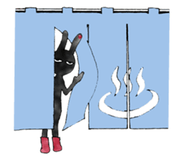 comical bunny 2 sticker #4822458