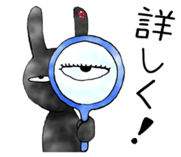 comical bunny 2 sticker #4822461