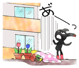 comical bunny 2 sticker #4822468