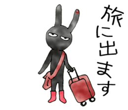 comical bunny 2 sticker #4822471