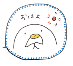 back-channeling penguin sticker #4822524