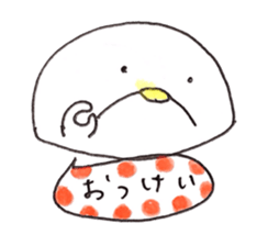 back-channeling penguin sticker #4822536