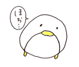 back-channeling penguin sticker #4822553