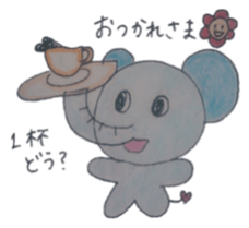 daily life conversation of the animal sticker #4824267