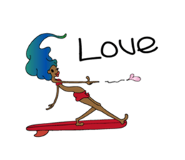 slow surf sticker #4824793