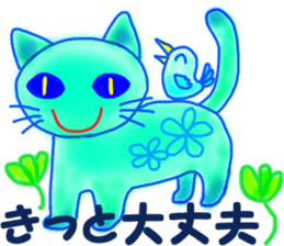 Blue mew mew sticker #4824866