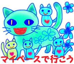 Blue mew mew sticker #4824867