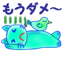 Blue mew mew sticker #4824881