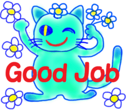 Blue mew mew sticker #4824886