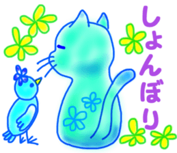 Blue mew mew sticker #4824891