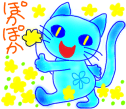 Blue mew mew sticker #4824896