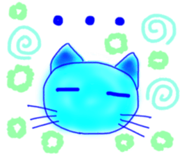 Blue mew mew sticker #4824900