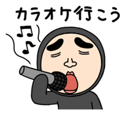 Middle-aged man with wearing tights 3 sticker #4826274