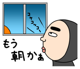 Middle-aged man with wearing tights 3 sticker #4826282