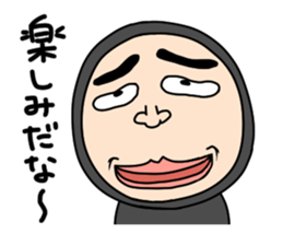 Middle-aged man with wearing tights 3 sticker #4826296