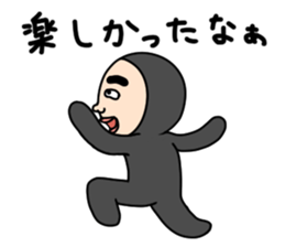 Middle-aged man with wearing tights 3 sticker #4826297