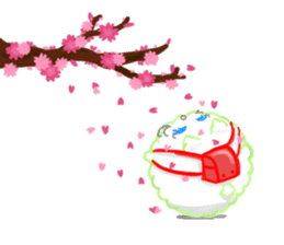 Round of Cat 2 ~Japan's four seasons~ sticker #4826401