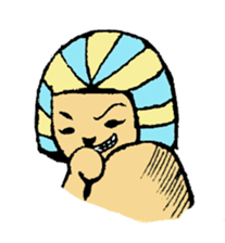 Cute Sphinx sticker #4827229
