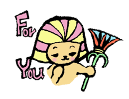 Cute Sphinx sticker #4827240