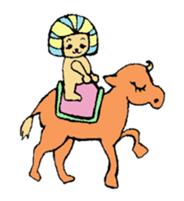 Cute Sphinx sticker #4827250