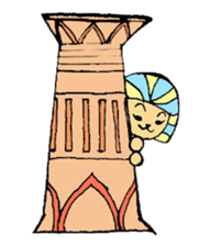 Cute Sphinx sticker #4827251