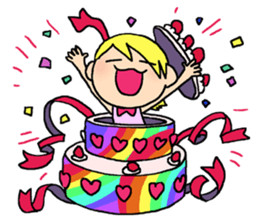 TA and EN-Celebrate sticker #4827905