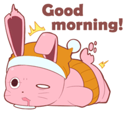 Sticker for conversations of rabbit sticker #4828424